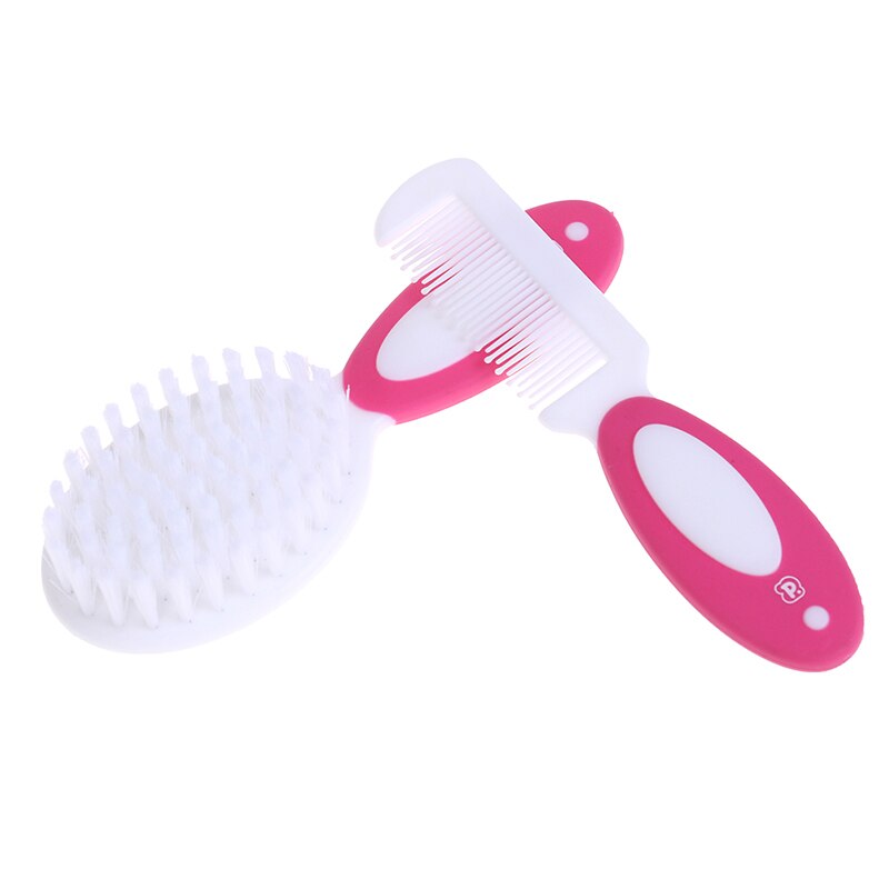 2 pièces/lot bébé garçon fille brosse peigne ensemble Portable bain lavage brosse -né bébé soin accessoire bébé cheveux brosse tête masseur