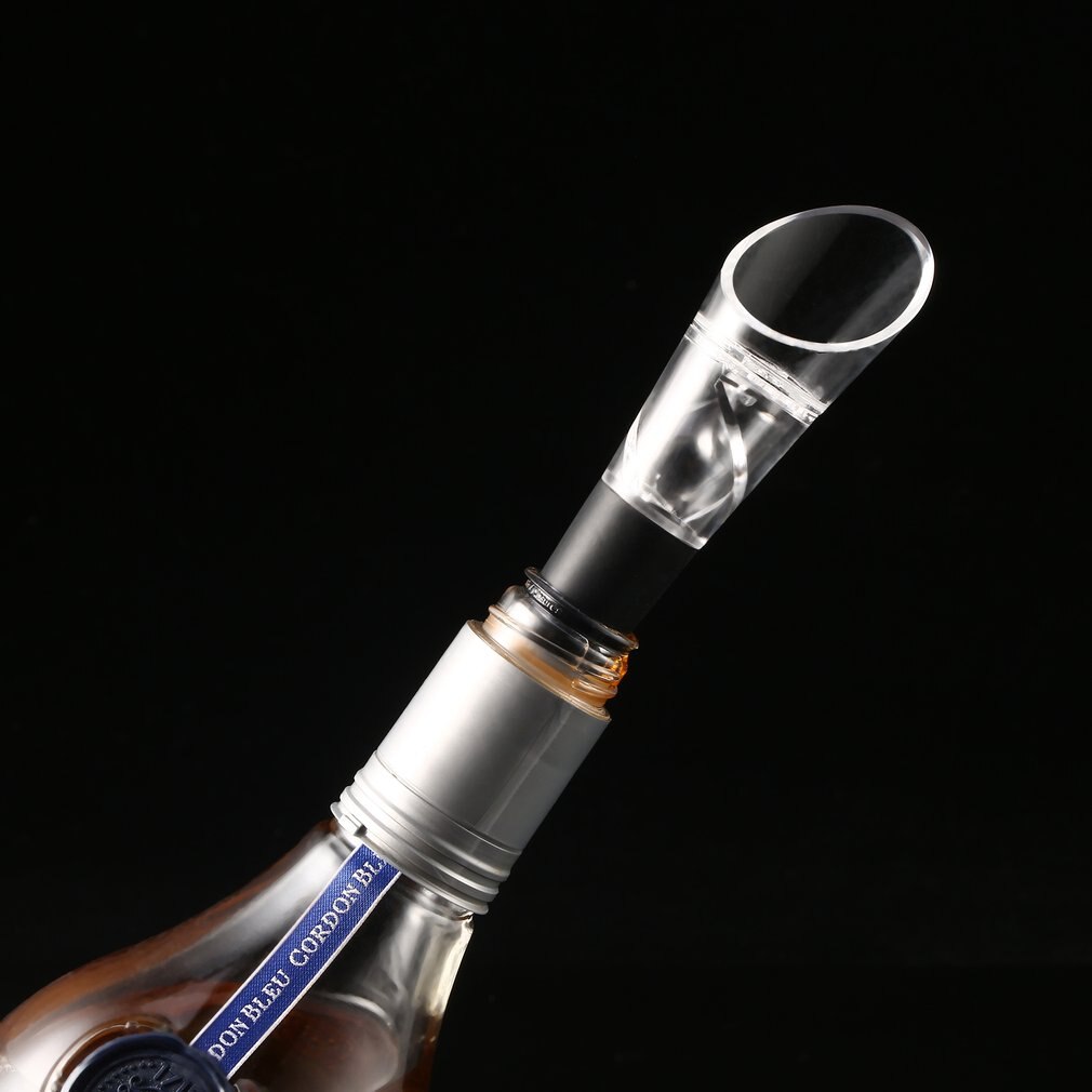 1pc ou 2 pièces vin rouge aérateur décanteur double prise d'air évents barre outils