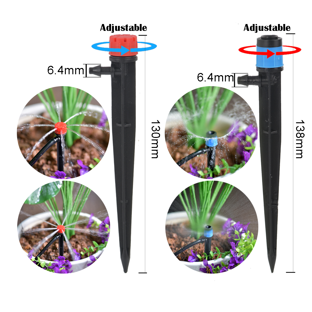 5m-50m Drip Irrigation System Automatic Watering Kit Irrigation Timer Garden Hose Adjustable Dripper Garden Tool Set