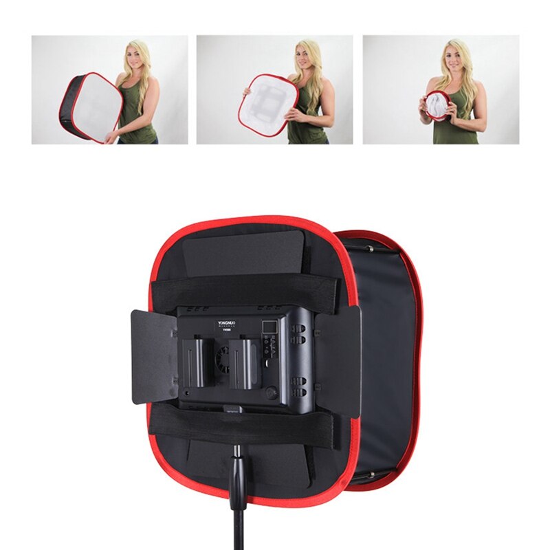 Portable Collapsible Softbox LED Light Panel Diffuse Light Room Lighting Modifier For LED Light