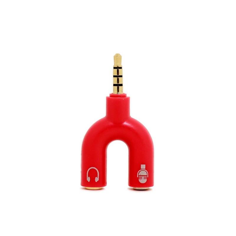 Earphone Audio Cable Y Splitter Dual Audio Line 3.5 mm Headset Jack Headphone Adapter Fastshipping!: Grey