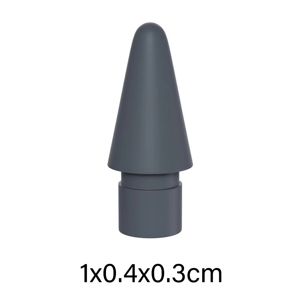 Punta de lápiz de repuesto, punta de lápiz Stylus, punta de repuesto para Apple iPad, Gen 1/2, punta de escritura: Gris