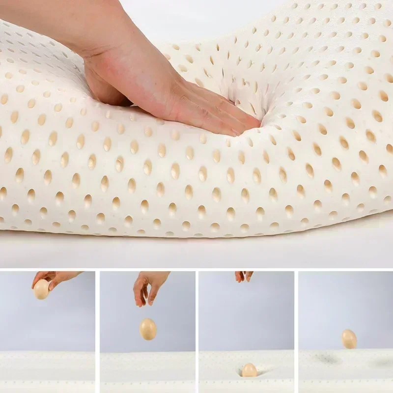 1PC Natürliche Latex 40x40/45x45 Thailand Natürliche Latex Sitzkissen Pad Stuhl Hüften Orthopädische kissen Sitz Latex Matten Schützen