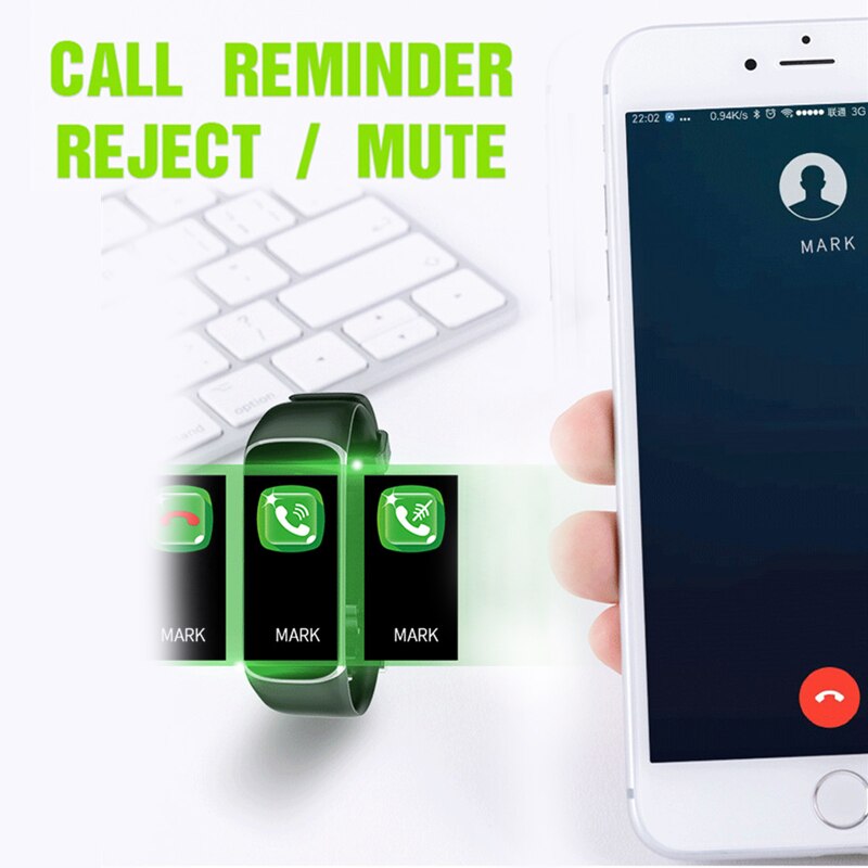 Smart Bracelet Band B2 Waterproof Bluetooth Wristband Female Physiology Reminder Heart Rate Monitor Fitness Tracker