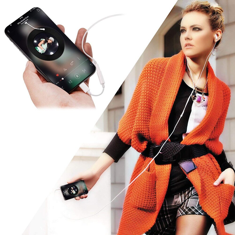 IOS 11 12 13 14 Headphone Adapter For iPhone 7 6 8 Plus 11 12 X Earphone AUX Adapter For Lightning To 3.5mm Female Male Adapter