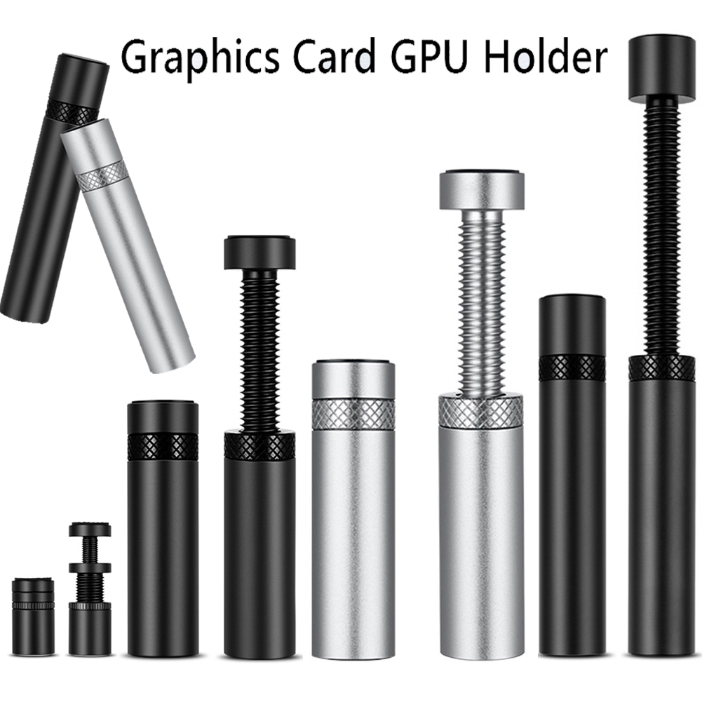 Support Vertical pour carte graphique GPU, vis rotative télescopique réglable en alliage d'aluminium