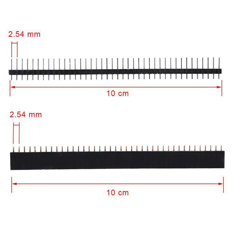 30 Pcs Dubbelzijdig Pcb Board Prototype Kit 4 Maten Printplaat Met 20 Stuks 40 Pin 2.54Mm Mannelijke en Vrouwelijke Header Connector Voor