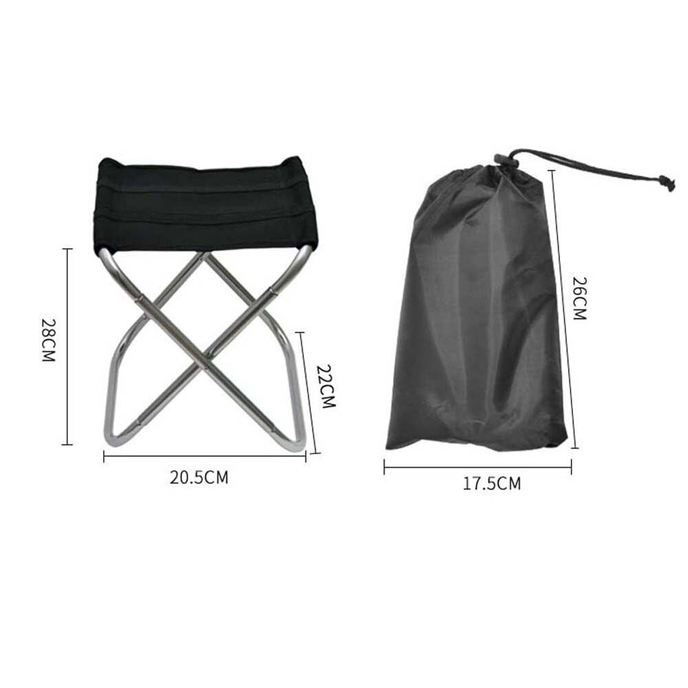 Portable Lightweight Folding Chair Outdoor Fishing Camping Picnic Oxford Cloth Easy To Carry Outdoor Furniture