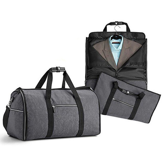 Zaken Mannen Reizen Handtas Bagage Tassen Waterdicht Grote Pak Plunjezak Multifunctionele Draagbare Reizen Opslag Schoudertas: 420D Nylon Gray