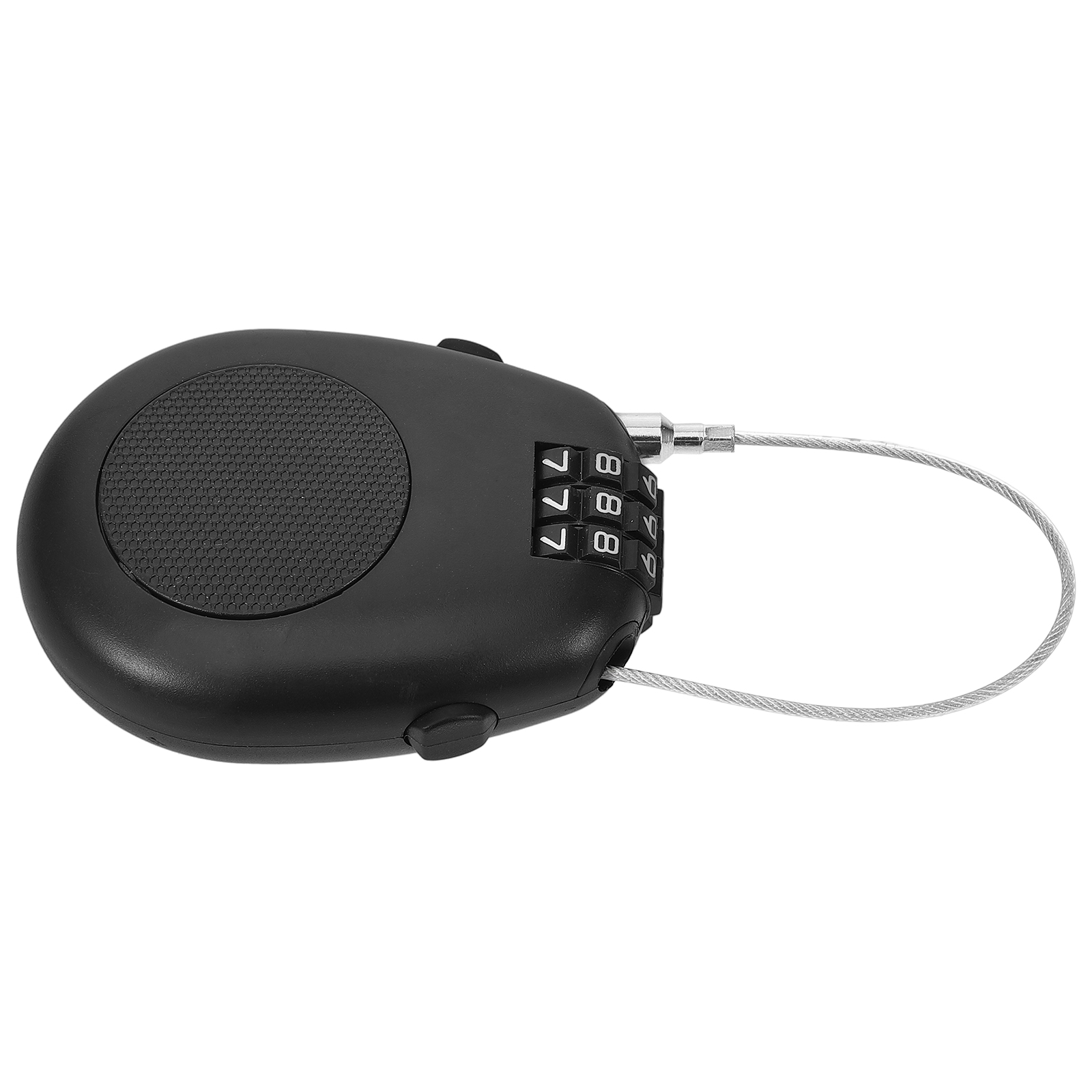 Portable Snowboard Protection Security Ski Locks Bike Cable Stroller Scooter Locks For Gear Cycling Equipment Password Black