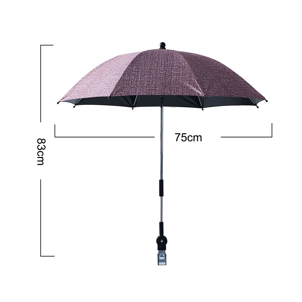 Baby Stroller Umbrella Adjustable Detachable Pram Baby Stroller Cover UV Rays Sun Parasol Umbrella Rain Protecter Outdoor Tools: 06