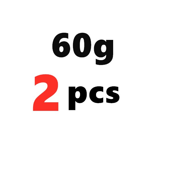 Plomo en forma de gota de agua, accesorios de pesca, 10g/15g/20g/30g/40g/ 50g, gotitas de agua, pesas de plomo, 5 unids/lote: 60g