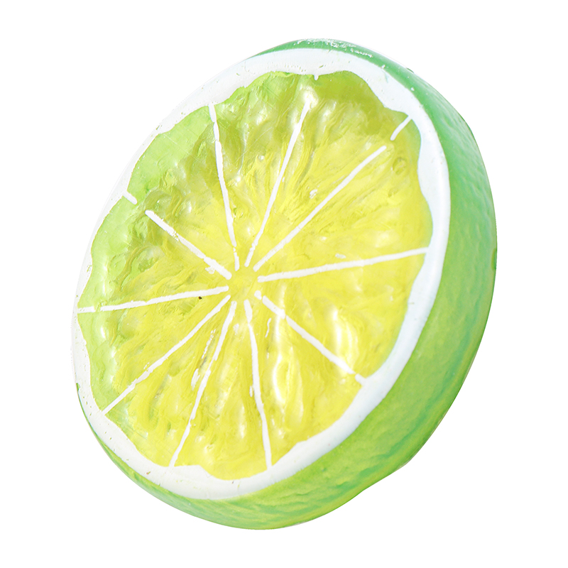 10pcs 5cm Artificial Lemon Slice Plastic Simulation Fruit Lemon Slice for Home Party Kitchen Decor Scenes Props