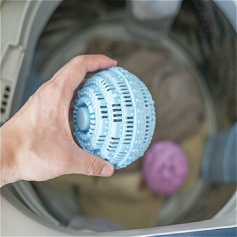 Återanvändbar tvättrengöring boll magiska anti-slingrande kläder tvättprodukter maskintvätt washzilla anjonmolekyler rengöringsverktyg