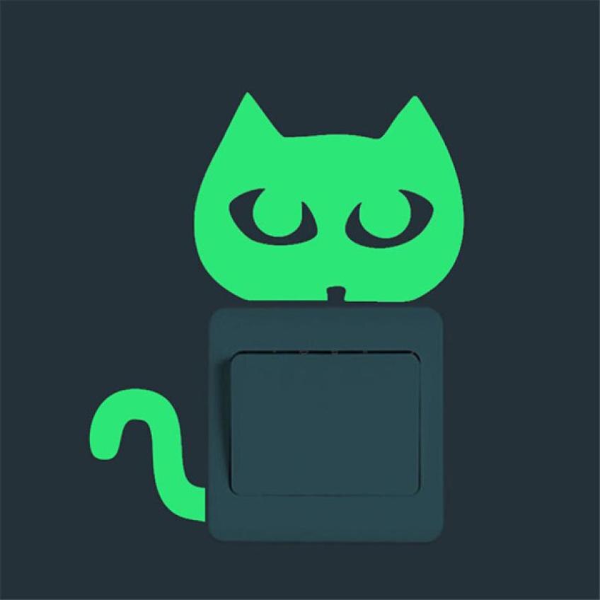 6 Stijlen Lichtgevende Cartoon Schakelaar Sticker ... – Grandado