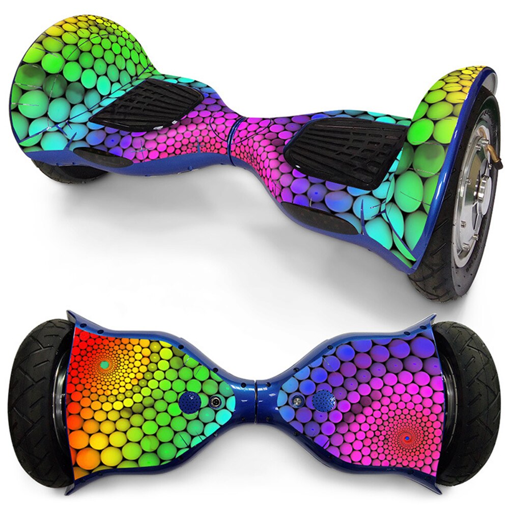 10 Inch Zelfbalancerende Elektrische Scooter Cover Sticker Protector Mini Kleurrijke Decoratieve Papier Klassieke Hoverboard Decoratie: 0107