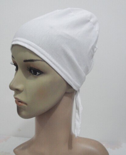 Bomuldsundertøj med bånd i h947 stil, muslimske hatte, forskellige farver, hurtig