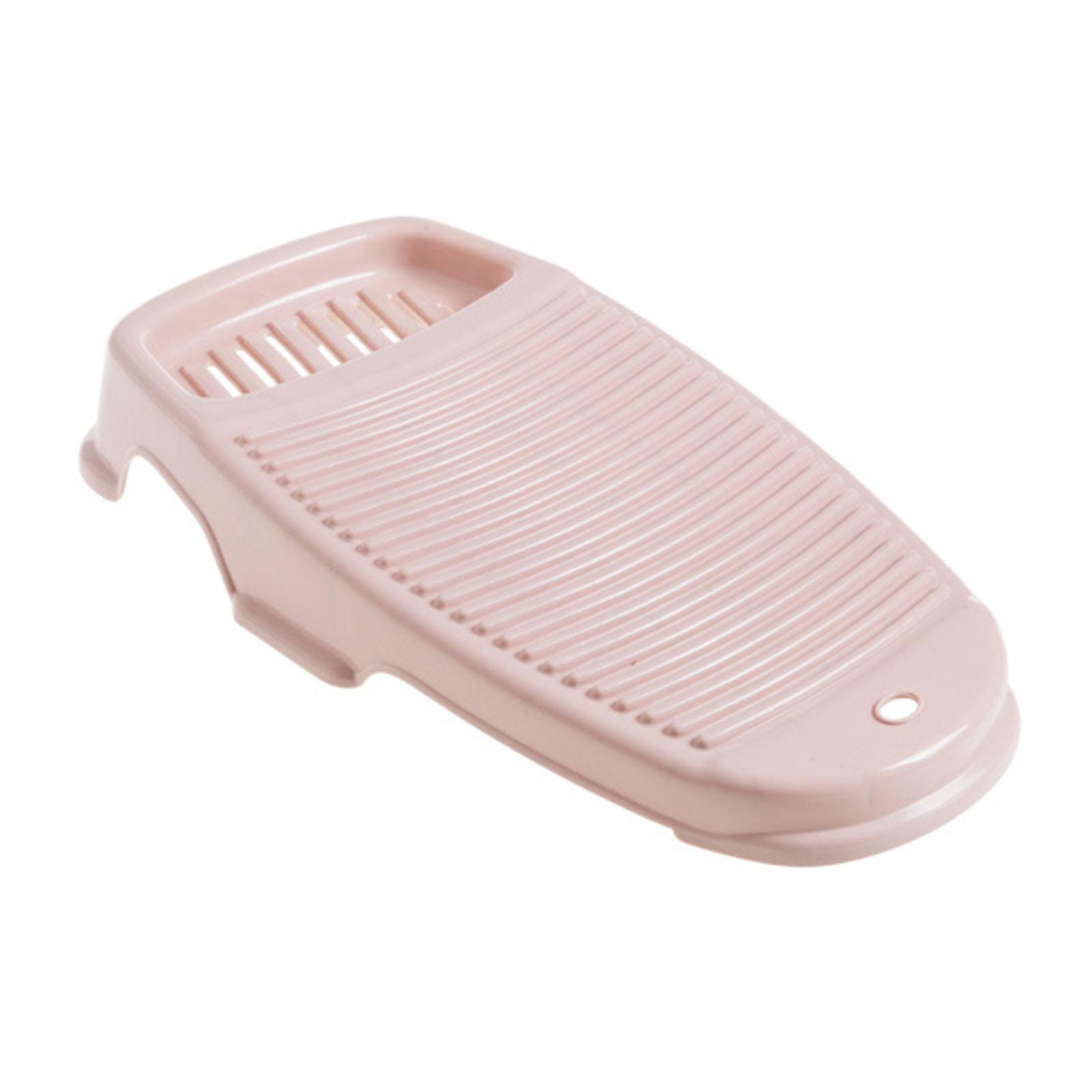 Wassen Boord Met Zeephouder Scrub Board Voor Wassen Voor Wasserij Accessoires Tieners: pink