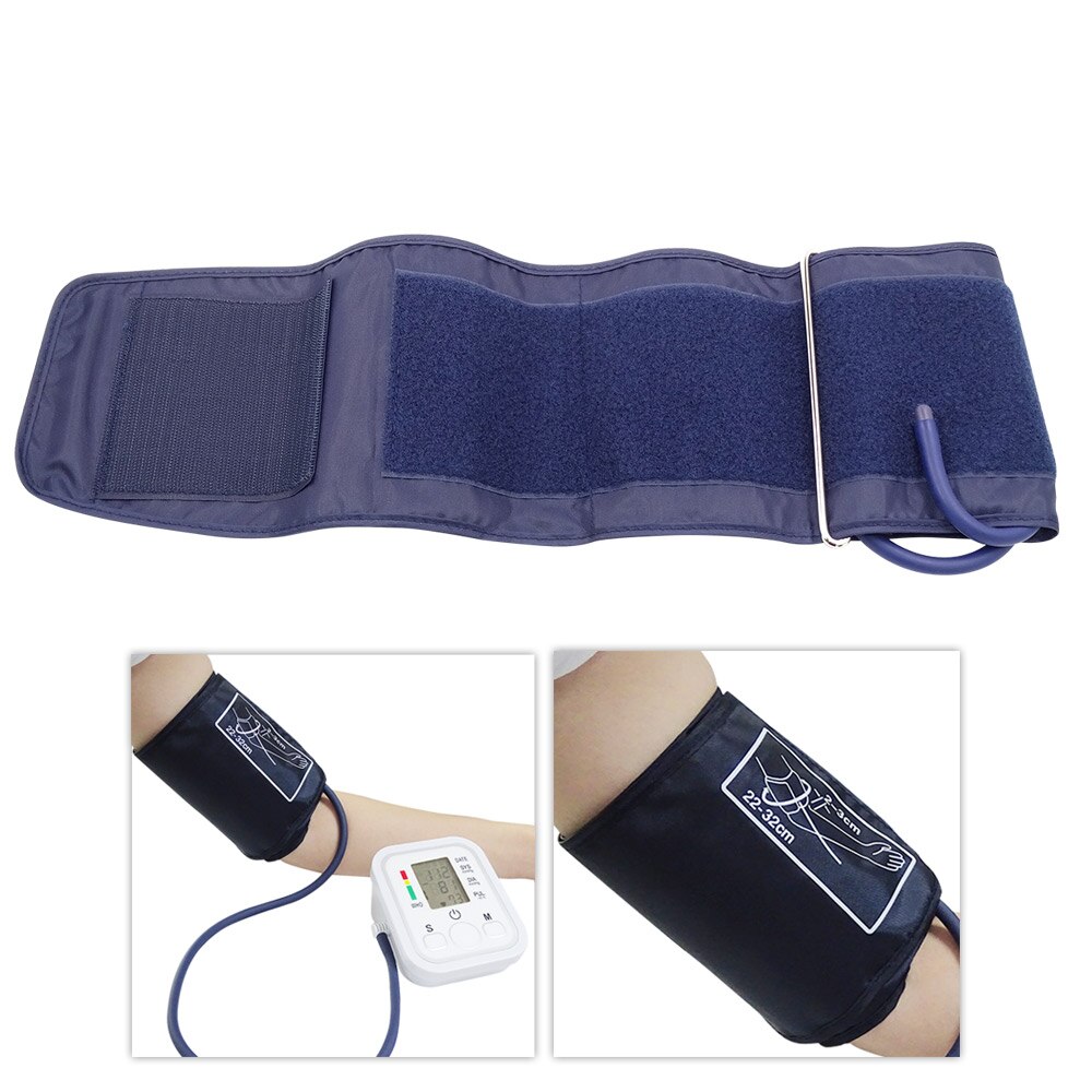 Arm blodtryksmanchet bælte til blodtryksmåler arm blodtryksmåler meter tonometer stor længde 32cm 48cm