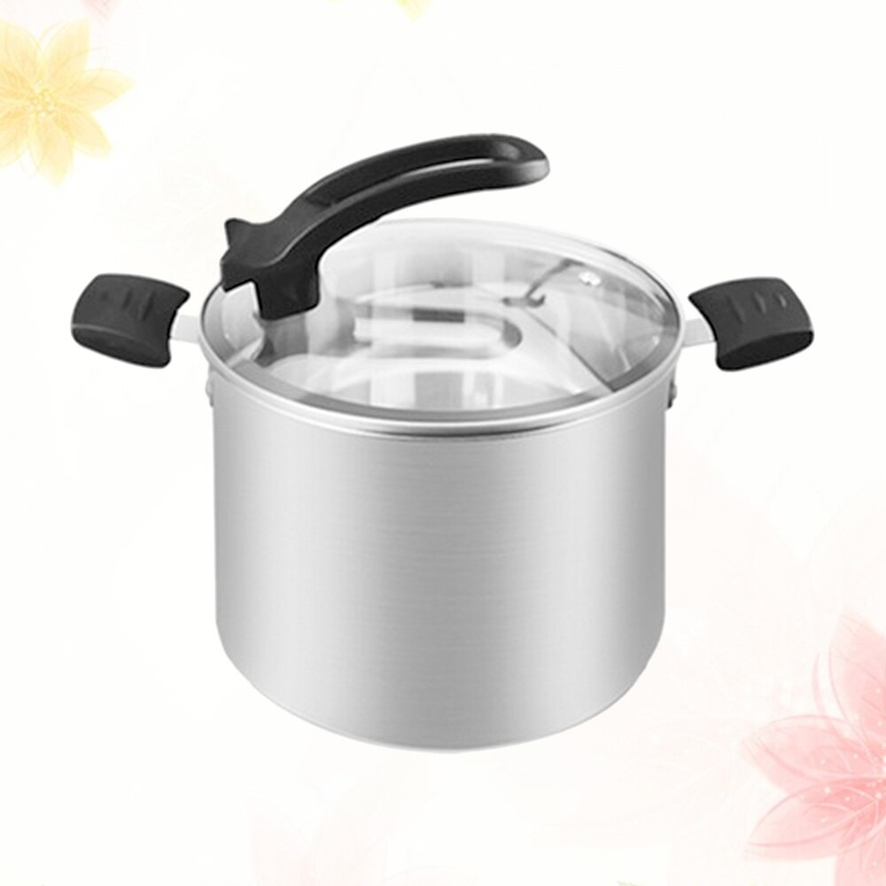 Stainless Steel Cooking Pot Multi-function Health Stew Pot Instant Noodle Pot Two Handle Soup Pot for Home Kitchen Restaurant (2