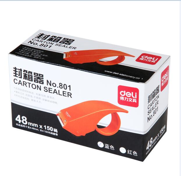 Tape dispenser sealing device small 4.8cm wide tape paper cutting machine office warehouse baler tape cutter without tape deli: Dispenser