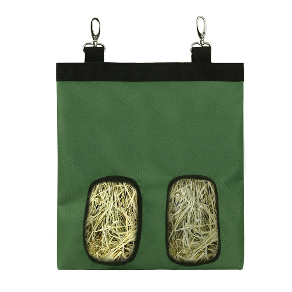 Alimentador de conejillo de indias y conejo Para mascotas, Bolsa de heno colgante, Bolsa pequeña, suministros Para mascotas, Bolsa Para Premios: Green S