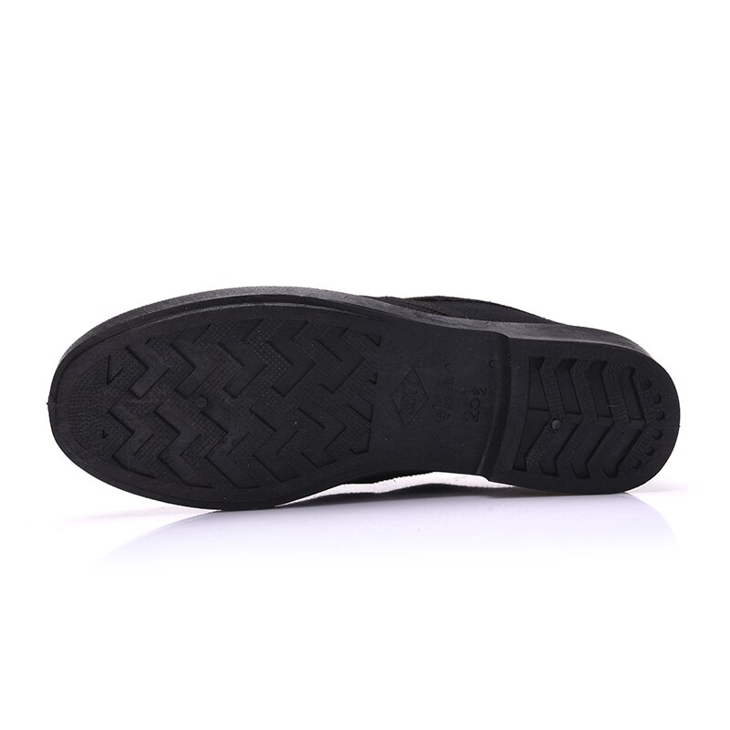 Cresfimix herenschoenen, comfortabele volledig zwarte canvas schoenen voor heren, lente zomer, instappers, werkschoenen voor heren, buitenschoenen  a2690