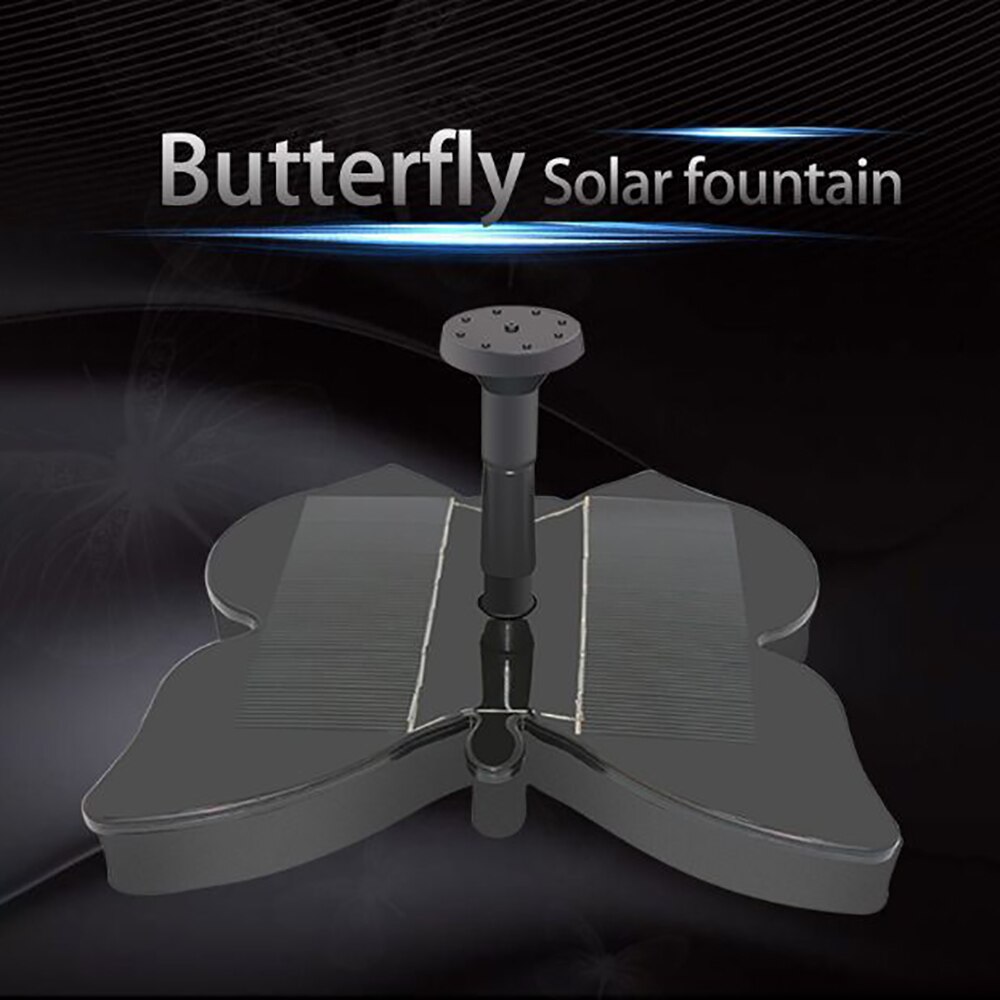 Solar Panel Water Fountain Garden Fountain Pump Solar Garden Fountains Waterfalls Power Bird Fountain Powered Water Pump