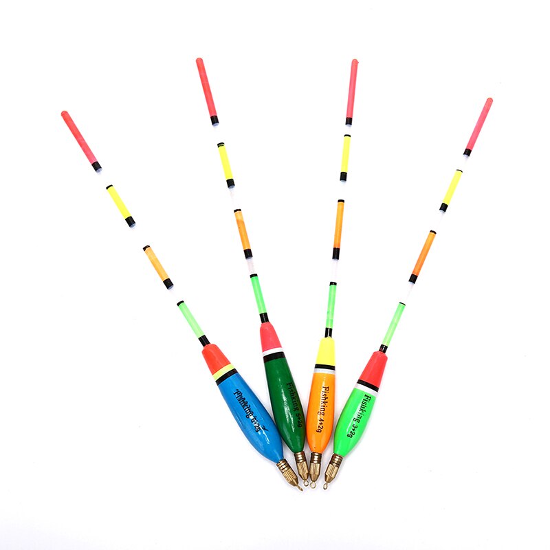 5Pcs/Lot fishing Float 3+2g/4+2g/5+2g/6+2g Mix Color Fishing Float Barguzinsky Fir Floats For Carp Fishing Fishing Tackles Tools