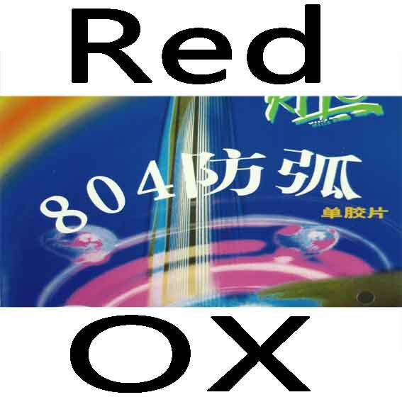 729 804 anti-loop pips-in bordtennis (ping pong) gummi (uten svamp): Rød okse