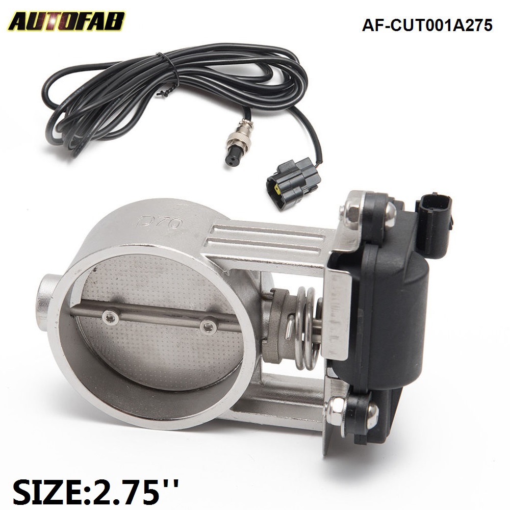 2 "/2,25"/2,5 "/2,75"/3 "Abgas Ventil Klappe Kontrolle Elektrische Auspuff schneiden aus Ventil Für Auspuff Catback Fallrohr AF-schneiden001A25: size 2.75 zoll