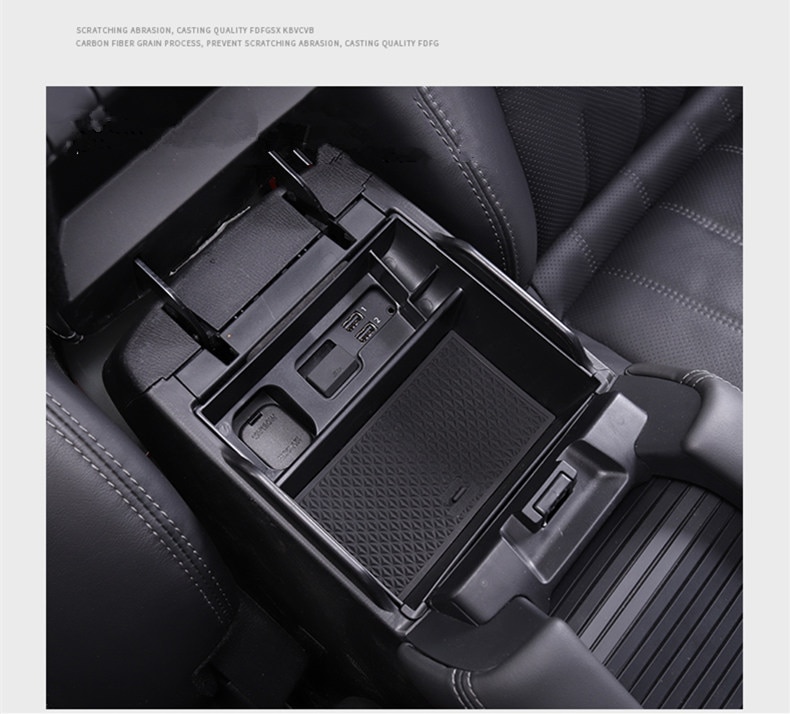 Auto armsteun opbergbox voor mazda 6 atenza accessoires organizer middenconsole opbergbox zwart