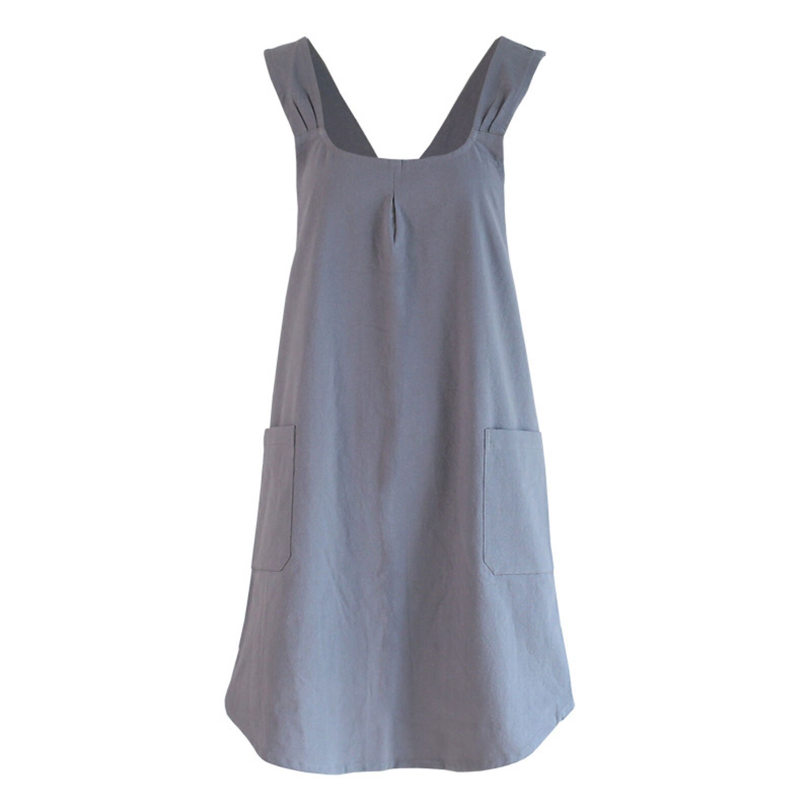 Ansenesna Schürze Damen – Baumwolle-Leinen-Mix – Elegant & Praktisch Mit Taschen – Für Küche & Garten