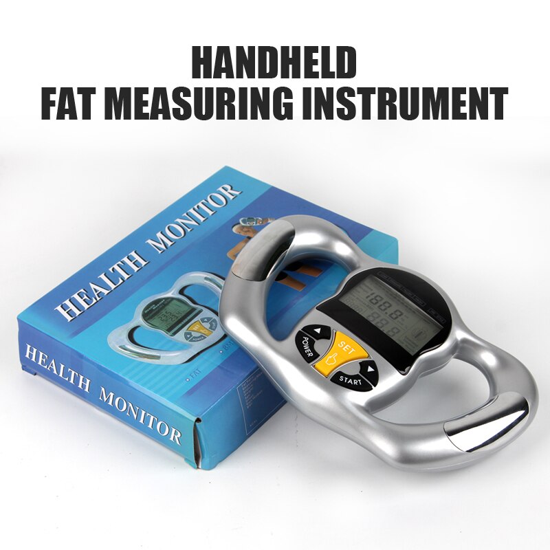 Håndholdt 6 sekunders fedtmåleinstrument bmi-måler sundhed fedtanalysator monitor sundhedspleje værktøjer kropsfedt monitor