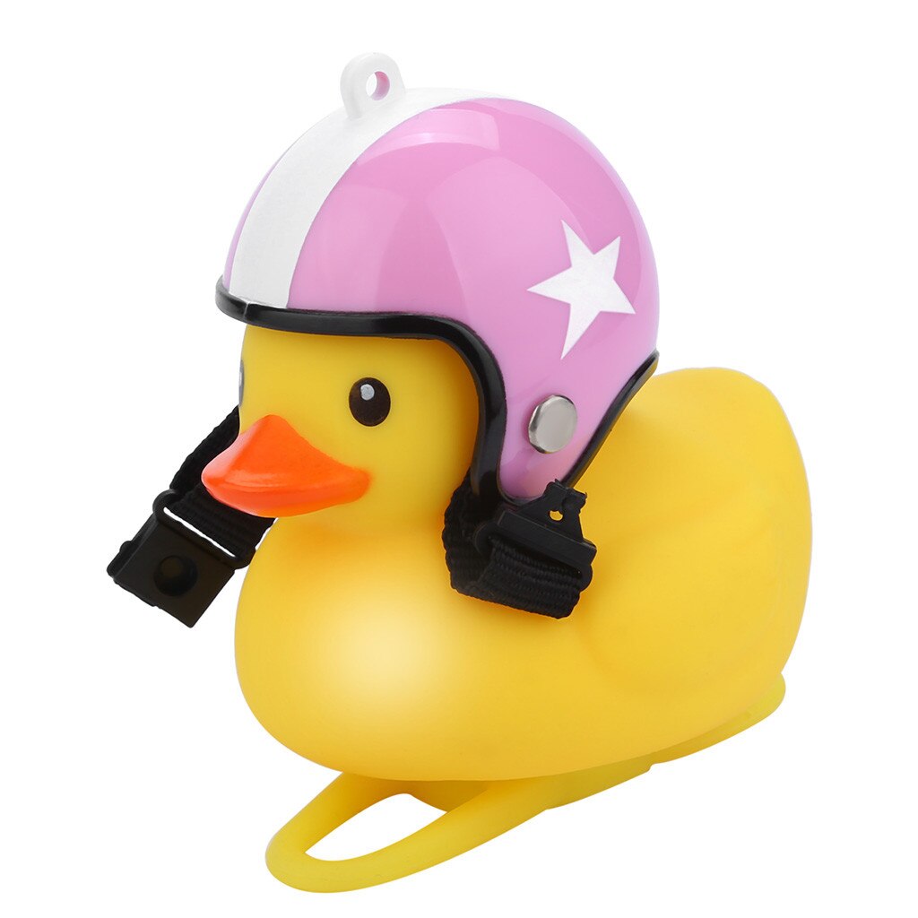 Dessin animé forme vélo cloches léger durable mignon canard VTT guidon phare accessoires vélo accessoires #35: D