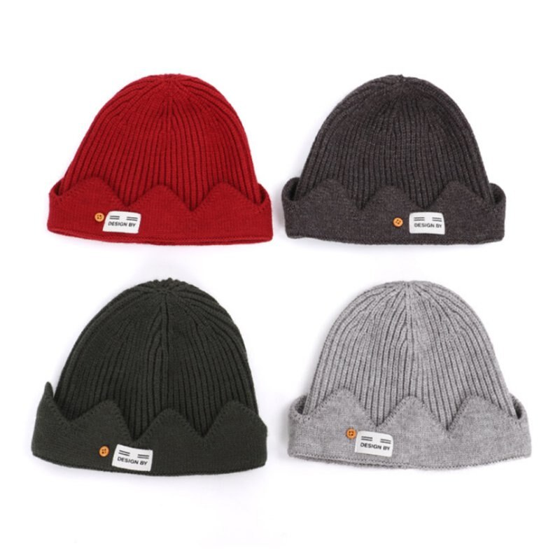 Vinter kvinner menn ull fortykket strikk lue varmere lue luer utendørs tur cap lue lue