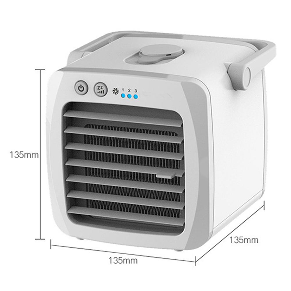 3-IN-1 Mini Portable Air Conditioner USB Personal Desktop Air Cooler Fan Cooler for Home Office Car Fan Air Conditioner Cooling