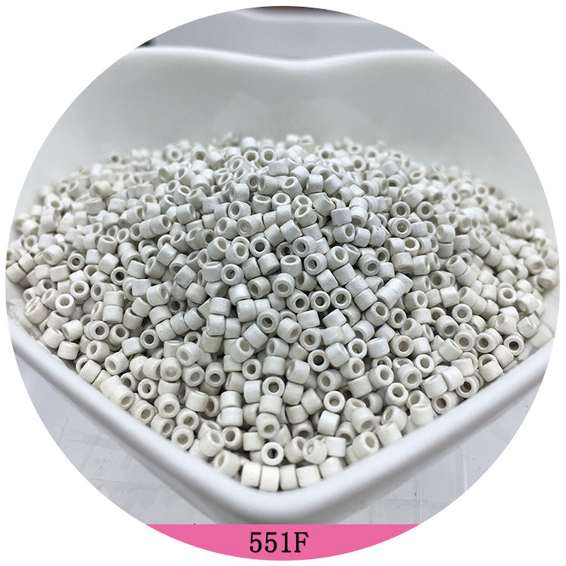365 pièces 2mm japon couleur mate perles de verre 10/0 givré perles d'espacement en vrac pour la fabrication de bijoux breloques à assembler soi-même accessoires de couture