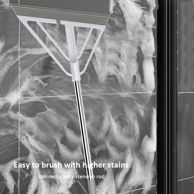 Rubber Broom Hand Push Sweeper Magic Broom Floor Wiper Squeegee for Floor Cleaning Floor Squeegee Sweeping Brush Pet Hair Broom