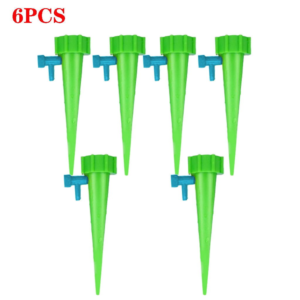 Dispensador de agua para plantas, dispositivo de riego automático y duradero, ajustable, para el hogar, flor para oficina, 6 uds.: GN