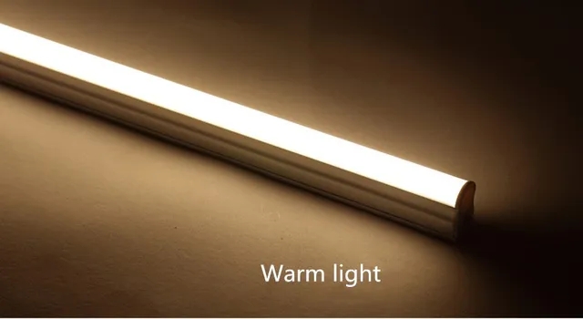Tubo de color LED T 5 iluminación integrada 30 cm 60 cm Lámpara de pared de tubo fluorescente LED luz blanco frío cálido 220V: BLANCO / BLANCO / 1 UNIDAD