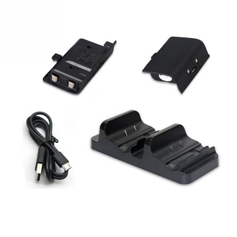 Dual Controller Charging Station - for Xbox One - with Battery Packs - Portable Charger