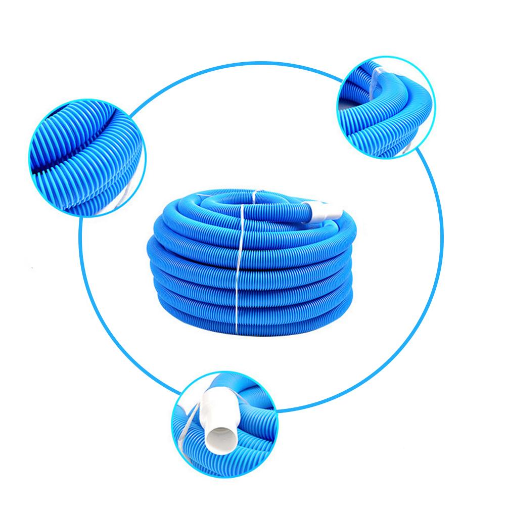 Swimming Pool Vacuum Hose with Swivel Cuff 1.5 Inch Swimming Pool Double Layer Suction Pipe Cleaning Accessories