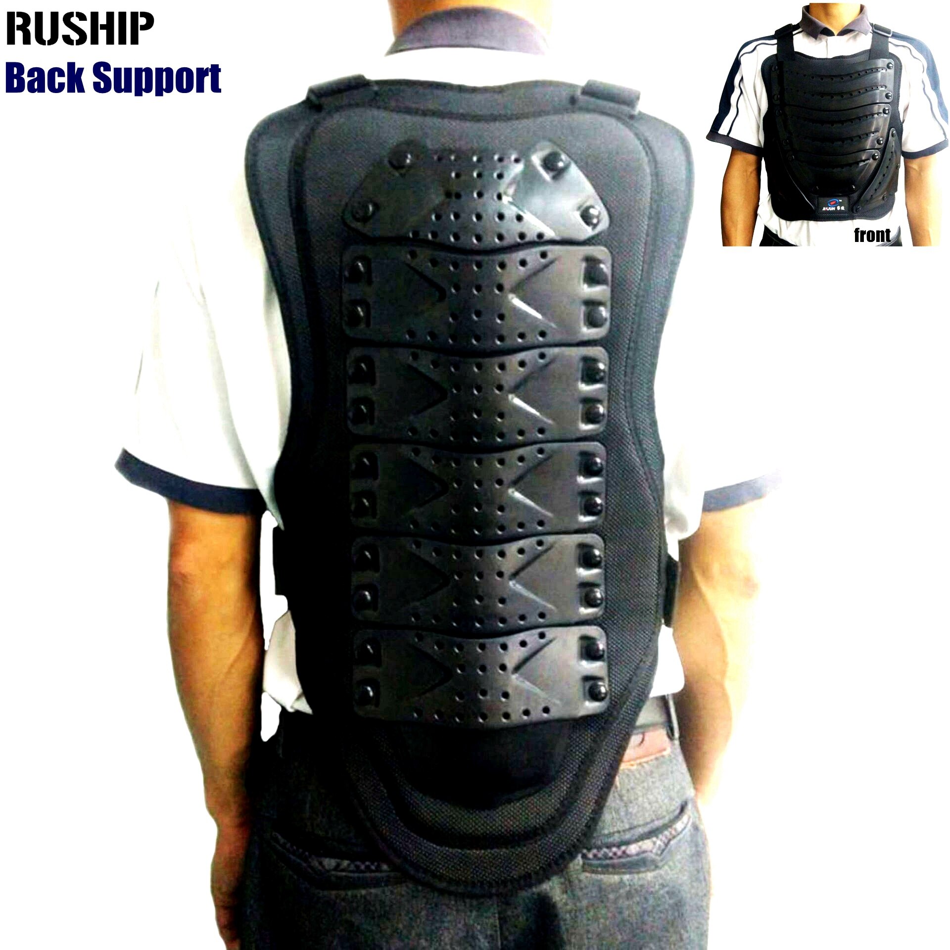 Back Body Protector Spine Motorcycle Equestrian Strong Back Support Protective Gear Skiing Motocross Racing Rock Climbing Cycle