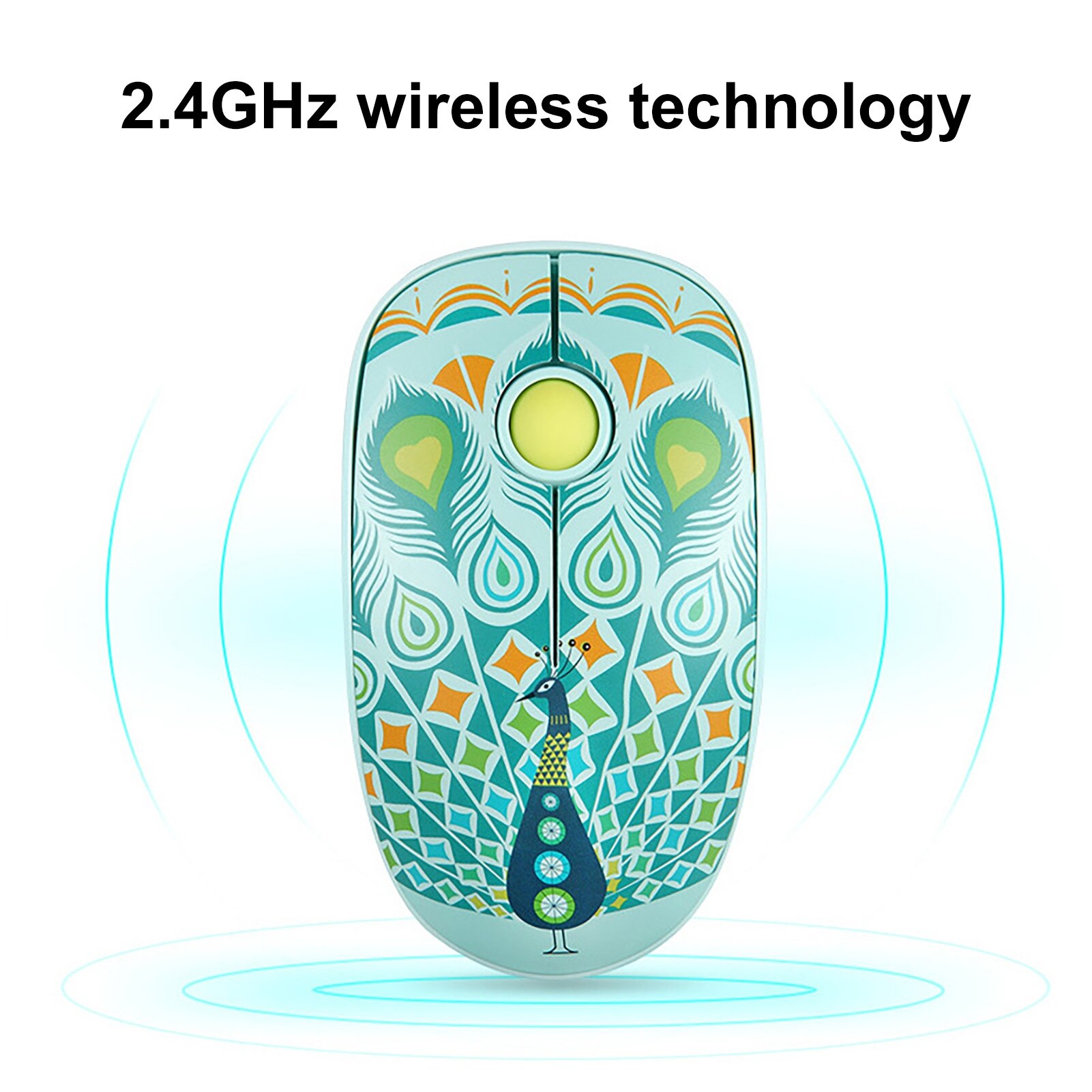 2,4G 1000DPI Animal lindo ratón inalámbrico de los niños adultos mecánica Gamer ratón para ordenador portátil silencioso Mini ratón inalámbrico