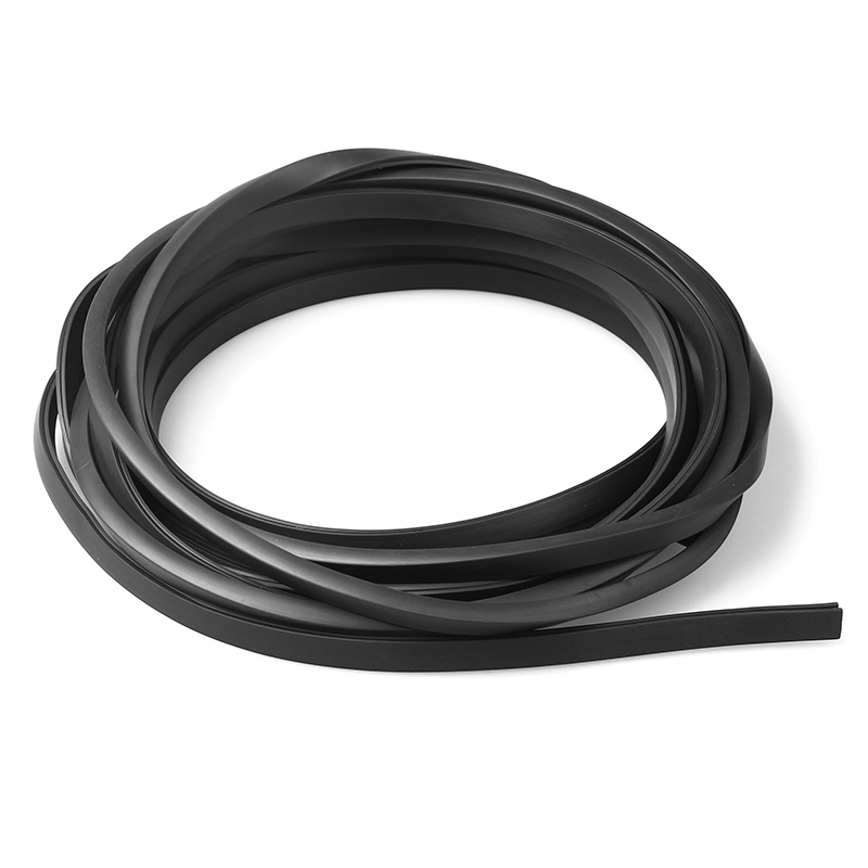 Rubber Edge Trim Strip Black U Section Edging Sealing Strip, Edge Shield Encloser Protector For GlassTable Corners
