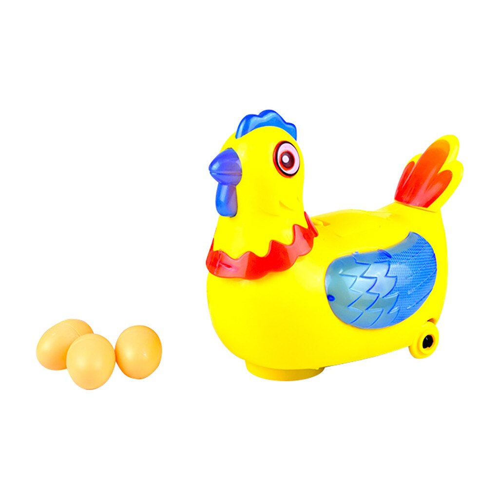 Dansen Legt Eieren Kip Speelgoed Grappige Pop Ruwe Hens Zal Leggen Eieren Van Kippen Crazy Zingen & Dansen Elektrische Huisdier pluche Speelgoed: Chicken with 3 eggs