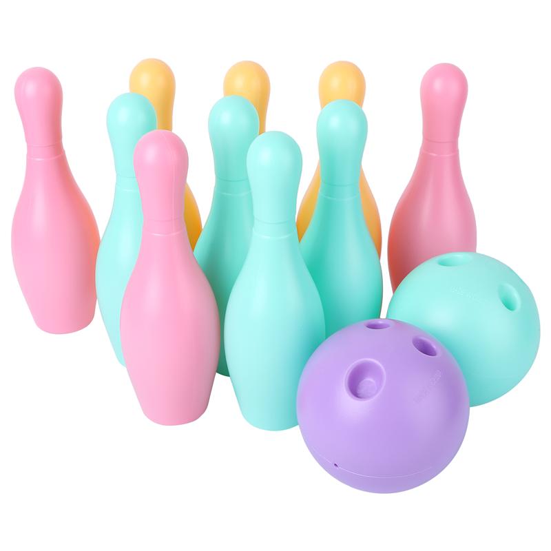 1 Set of Kids Outdoor Bowling Ball Game Supply Kids Bowling Set for Children: 6.5x6.5CM