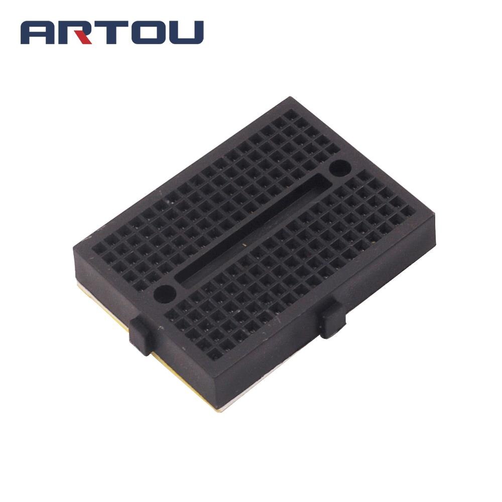 1PCS Black Mini Solderless SYB-170 Mini Solderless Prototype Breadboard 170 Tie-points Prototype Breadboard