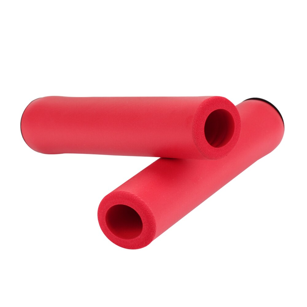 Bikein pro 1 paar fiets silicagel stuur mountainbike zachte ultralichte beschermer fietsaccessoires gereedschap: Rood